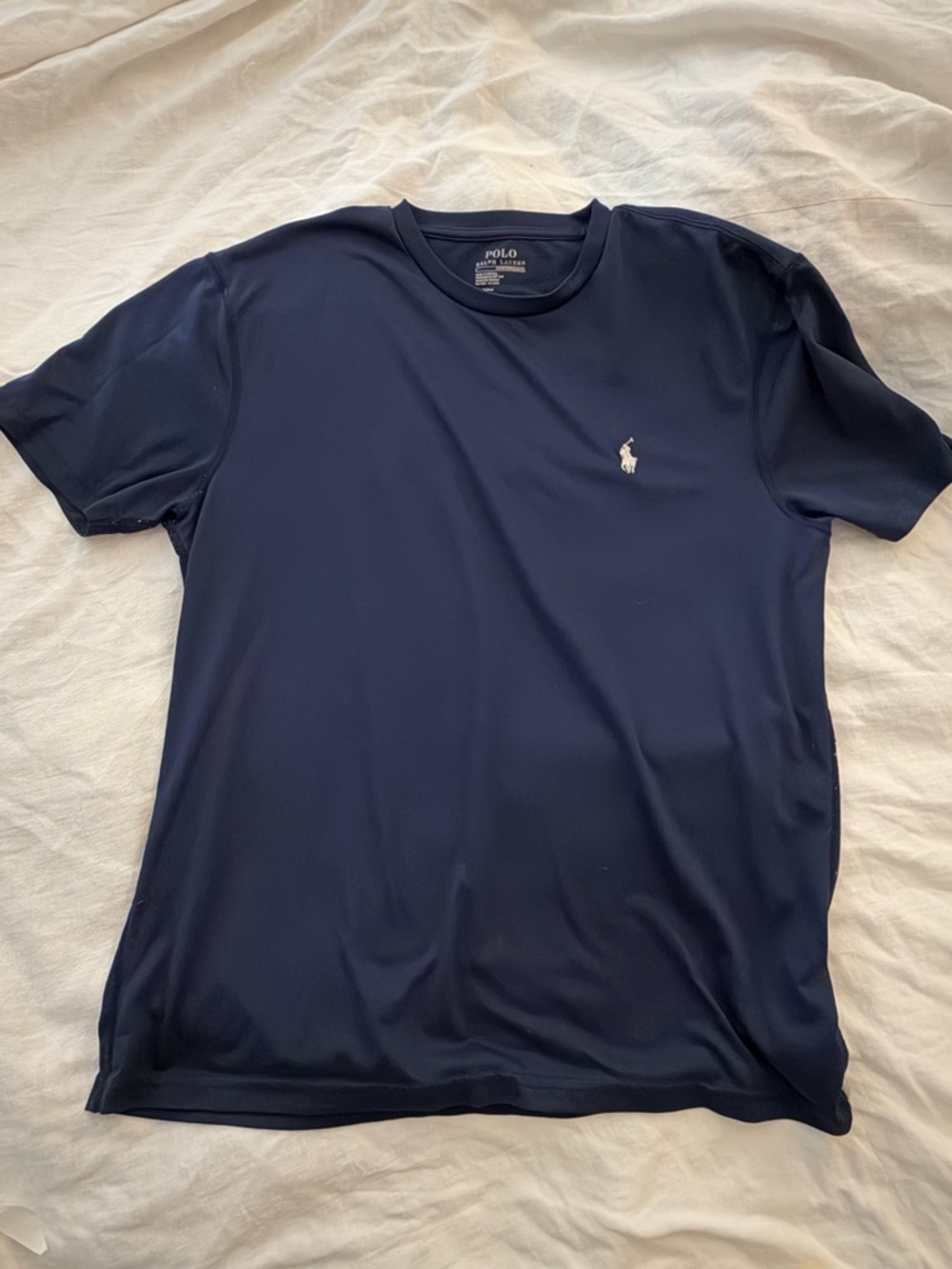 Polo Ralph Lauren Performance short sleeve shirt - navy blue XL 18/20